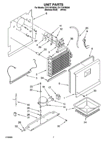 04 - Unit Parts, Parts Not Illustrated parts for Whirlpool Freezer EV171NYMS00 from AppliancePartsPros.com