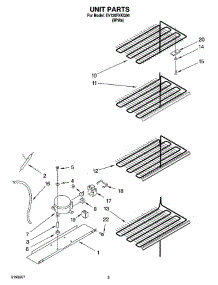 03 - Unit Parts parts for Whirlpool Freezer EV120FXKQ04 from AppliancePartsPros.com