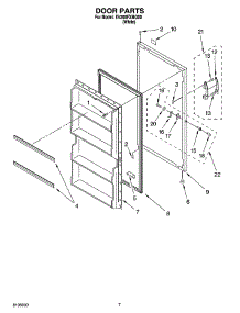 04 - Door Parts, Optional Parts (Not Included) parts for Whirlpool Freezer EV200FXMQ00 from AppliancePartsPros.com