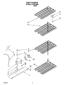 03 - Unit Parts parts for Whirlpool Freezer EV150FXMQ01 from AppliancePartsPros.com