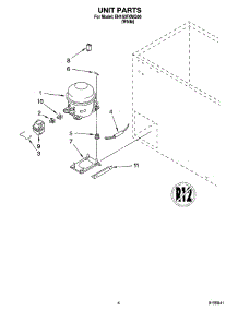 03 - Unit Parts parts for Whirlpool Freezer EH150FXMQ00 from AppliancePartsPros.com