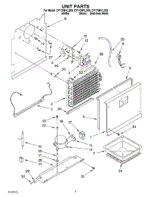 04 - Unit parts for Whirlpool Freezer EV170NYLS00 from AppliancePartsPros.com