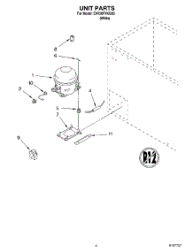 03 - Section parts for Whirlpool Freezer EH120FXKQ00 from AppliancePartsPros.com