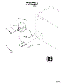 03 - Section parts for Whirlpool Freezer EH050FXKQ01 from AppliancePartsPros.com