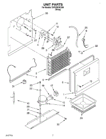 04 - Unit parts for Whirlpool Freezer SVF20NRKQ00 from AppliancePartsPros.com