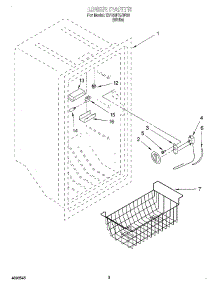 02 - Liner, Optional parts for Whirlpool Freezer EV150FXJW00 from AppliancePartsPros.com