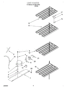 03 - Unit parts for Whirlpool Freezer EV150FXJW00 from AppliancePartsPros.com