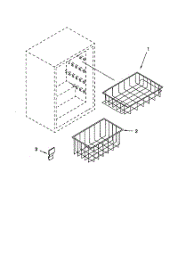 Shelf parts for Whirlpool Freezer EV040FXHW from AppliancePartsPros.com