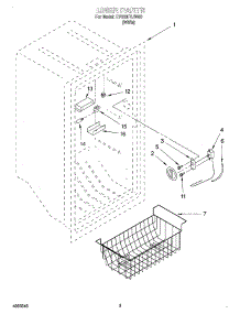 02 - Liner, Optional parts for Whirlpool Freezer EV200FXJW00 from AppliancePartsPros.com