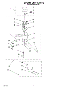 03 - Spout Unit Parts parts for Whirlpool Hot Water Dispenser HD1000JSW1 from AppliancePartsPros.com