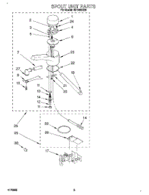 02 - Spout parts for Whirlpool Hot Water Dispenser HD1000XS3 from AppliancePartsPros.com