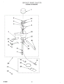 04 - Spa And Unit parts for Whirlpool Hot Water Dispenser HD1000XSW4 from AppliancePartsPros.com