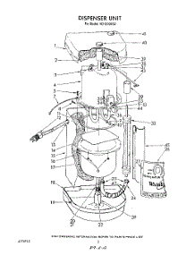 02 - Dispenser parts for Whirlpool Hot Water Dispenser HD1000XS2 from AppliancePartsPros.com
