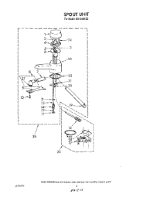 03 - Spout parts for Whirlpool Hot Water Dispenser HD1000XS2 from AppliancePartsPros.com