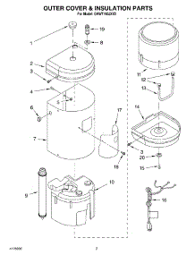 02 - Section parts for Whirlpool Hot Water Dispenser GHWT160JXX0 from AppliancePartsPros.com