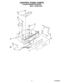 04 - Control Panel Parts parts for Whirlpool Ice Machine GI15NFRTB2 from AppliancePartsPros.com