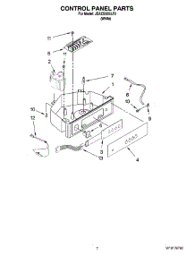 04 - Control Panel Parts parts for Whirlpool Ice Machine JEACS50SLF2 from AppliancePartsPros.com