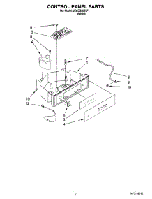 04 - Control Panel Parts parts for Whirlpool Ice Machine JEACS50SLF1 from AppliancePartsPros.com