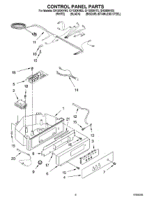 04 - Control Panel Parts parts for Whirlpool Ice Machine GI1500XHW5 from AppliancePartsPros.com
