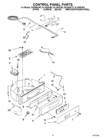 04 - Control Panel parts for Whirlpool Ice Machine GI1500XHT3 from AppliancePartsPros.com