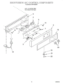 04 - Escutcheon And Control parts for Whirlpool Ice Machine EC5100XEW1 from AppliancePartsPros.com