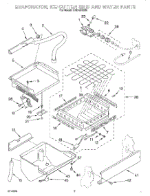 02 - Evaporator, Ice Cutter Grid And Water parts for Whirlpool Ice Machine EC5100XEN0 from AppliancePartsPros.com