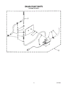 05 - Drain Pump parts for Whirlpool Ice Machine EC5100XT1 from AppliancePartsPros.com