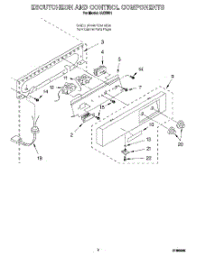 05 - Escutcheon And Control Components parts for Whirlpool Ice Machine IACS501 from AppliancePartsPros.com