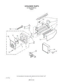 02 - Section parts for Whirlpool Ice Maker ECKMF64 from AppliancePartsPros.com