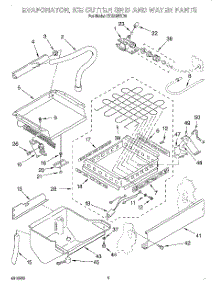02 - Evaporator, Ice Cutter Grid And Water parts for Whirlpool Ice Machine EC510NXD0 from AppliancePartsPros.com