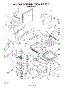 03 - Water Distribution parts for Whirlpool Ice Machine IACS50 from AppliancePartsPros.com