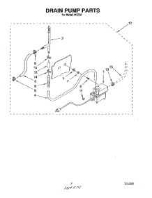 06 - Drain Pump parts for Whirlpool Ice Machine IACS50 from AppliancePartsPros.com