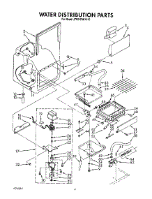 02 - Water Distribution parts for Whirlpool Ice Machine JT051CAE1610 from AppliancePartsPros.com