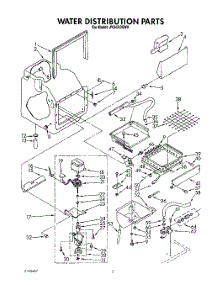 02 - Water Distribution parts for Whirlpool Ice Machine JVGC535W0 from AppliancePartsPros.com