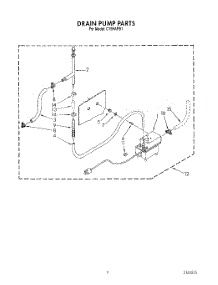 04 - Drain Pump parts for Whirlpool Ice Machine C15HAPB1 from AppliancePartsPros.com