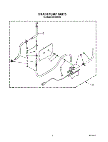06 - Drain Pump parts for Whirlpool Ice Machine EC510WXV0 from AppliancePartsPros.com