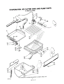 03 - Evaporator, Ice Cutter Grid And Pump parts for Whirlpool Ice Maker CCS51AEL from AppliancePartsPros.com