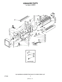 02 - Section parts for Whirlpool Ice Maker ECKMF61 from AppliancePartsPros.com