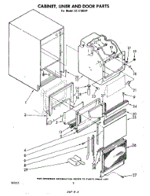 02 - Cabinet, Liner And Door , Lit / Optional parts for Whirlpool Ice Machine EC5100XP from AppliancePartsPros.com