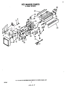 Icemaker Assembly parts for Whirlpool Ice Maker 3ECKMF8 from AppliancePartsPros.com