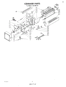 02 - Section parts for Whirlpool Ice Maker ECKMF281 from AppliancePartsPros.com