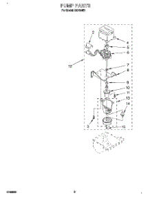 04 - Pump parts for Whirlpool Ice Machine IACS50E1 from AppliancePartsPros.com