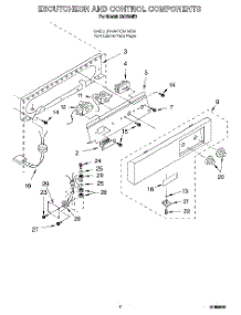 05 - Escutcheon And Control Components parts for Whirlpool Ice Machine IACS50E1 from AppliancePartsPros.com