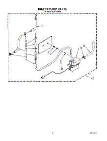 05 - Drain Pump parts for Whirlpool Ice Machine EC5150WV0 from AppliancePartsPros.com