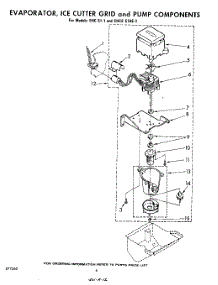 04 - Section parts for Whirlpool Ice Machine CHCS51AE1 from AppliancePartsPros.com