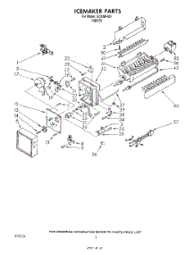 02 - Section parts for Whirlpool Ice Maker ECKMF831 from AppliancePartsPros.com