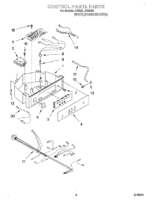 04 - Control Panel parts for Whirlpool Ice Machine JZ235S0 from AppliancePartsPros.com