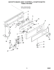 04 - Escutcheon And Control Components parts for Whirlpool Ice Machine JT051CAE2512 from AppliancePartsPros.com