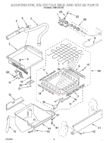 03 - Evaporator, Ice Cutter Grid And Water parts for Whirlpool Ice Machine O53CAE1612 from AppliancePartsPros.com