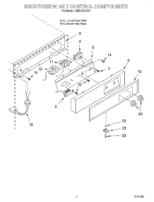 05 - Escutcheon And Control Components parts for Whirlpool Ice Machine O53CAE1612 from AppliancePartsPros.com